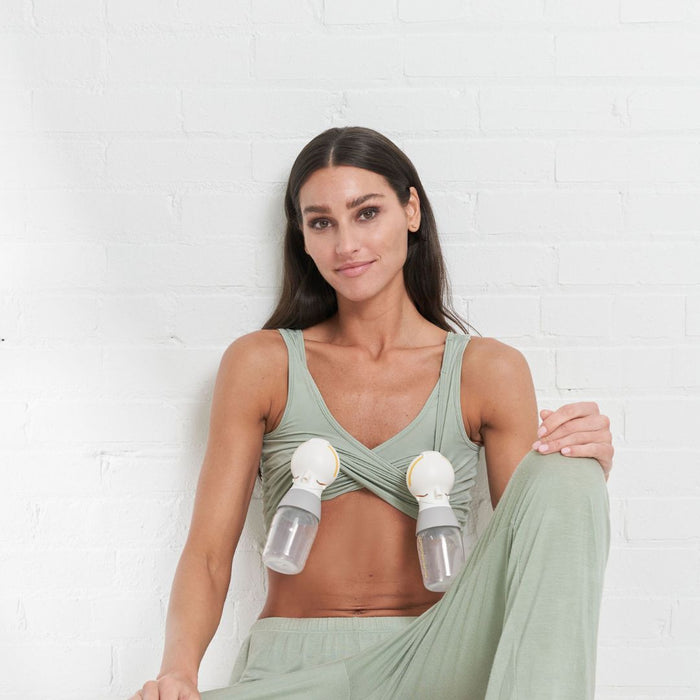 Buy Larken X Relaxed Bra – All in One Nursing and Hands Free Pumping Online  at desertcartZimbabwe