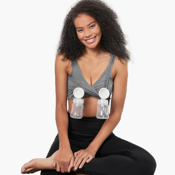 “The Larken X Bra has easy nursing access and hands-free pumping, plus it's  double lined with no clips or wires, and the…